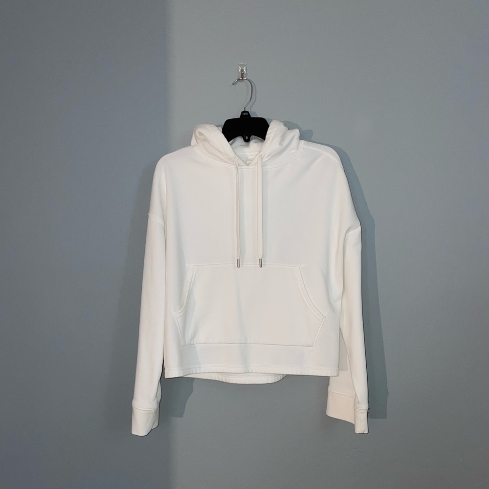 White hoodie